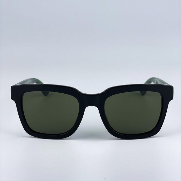 NEW GUCCI GG0001SN 002 Black Green Grey Square Unisex Sunglasses - Picture 4 of 14